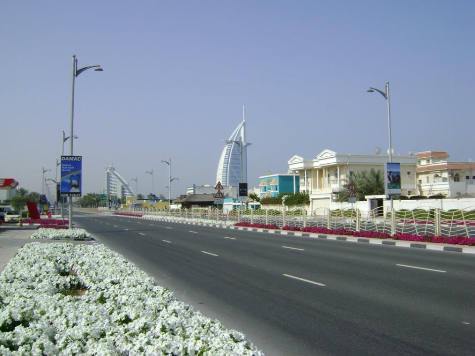 Jumeirah Beach Road Burj al Arab