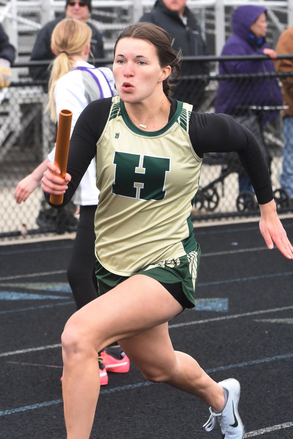 Howell's Ali Pietila was a key figure on three state-qualifying relay teams.