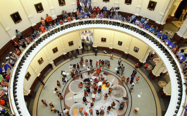 Texas GOP Brings Baby Sneakers to Abortion Bill Fight