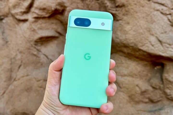 google pixel 8a review aloe hand edit