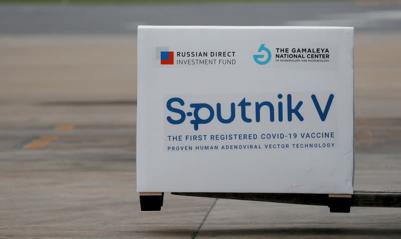 FILE PHOTO: FILE PHOTO: A shipment of Sputnik V vaccine, seen in in Buenos Aires, Argentina January 28, 2021