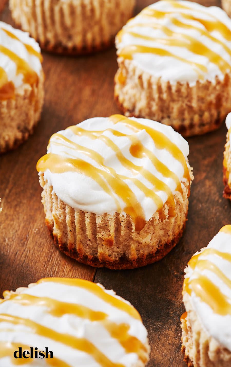 Mini Eggnog Cheesecakes