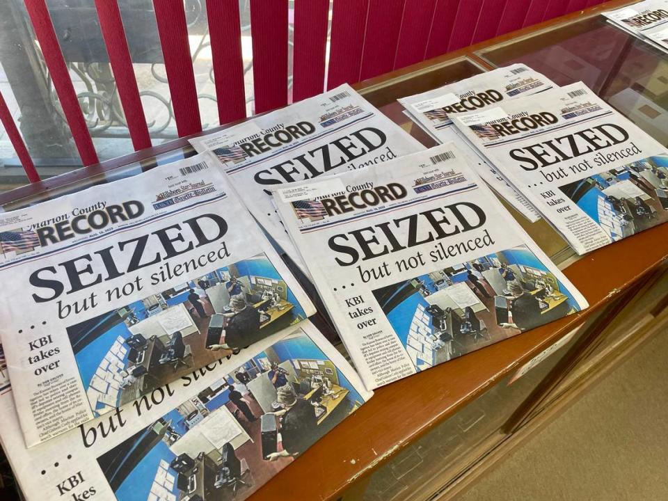 The first edition of the Marion County Record since its newsroom in central Kansas was raided by police. The Star has written dozens of stories about the raid and its fallout.