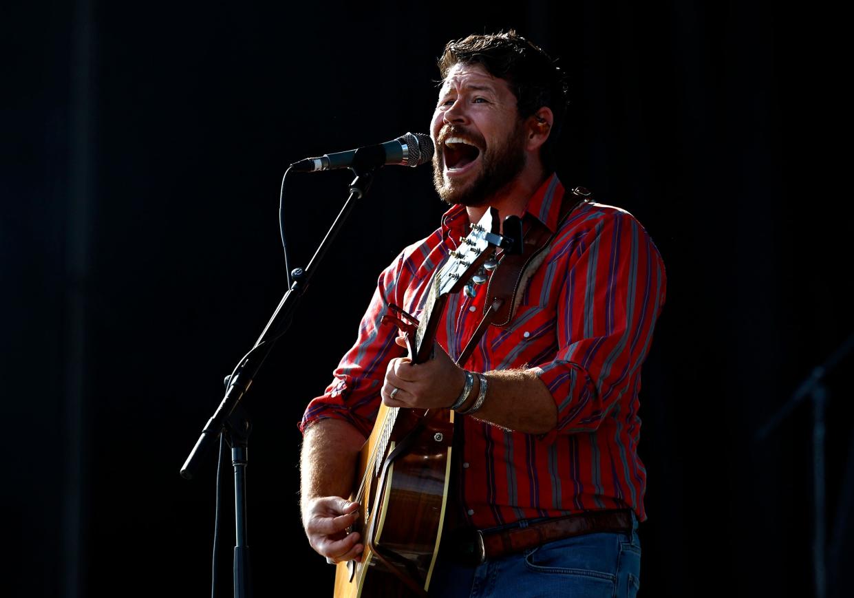 Bandleader Shane Smith of Shane Smith & the Saints. The Texas group made its Faster Horses debut Saturday.