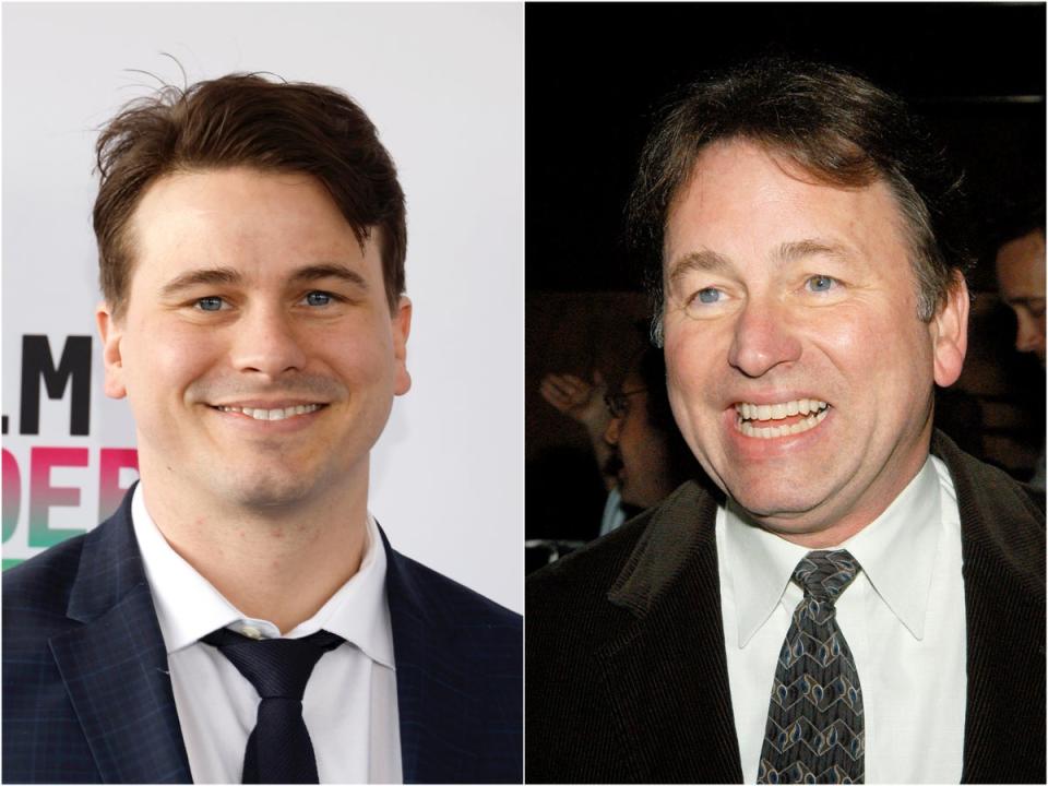 Jason Ritter (left) and his father John Ritter (Getty Images)
