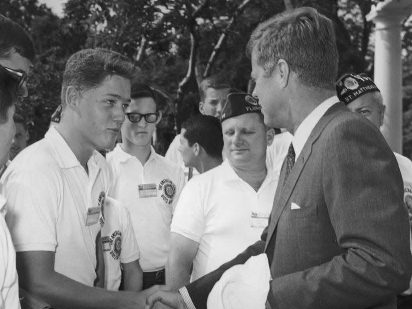 bill clinton john f kennedy jfk