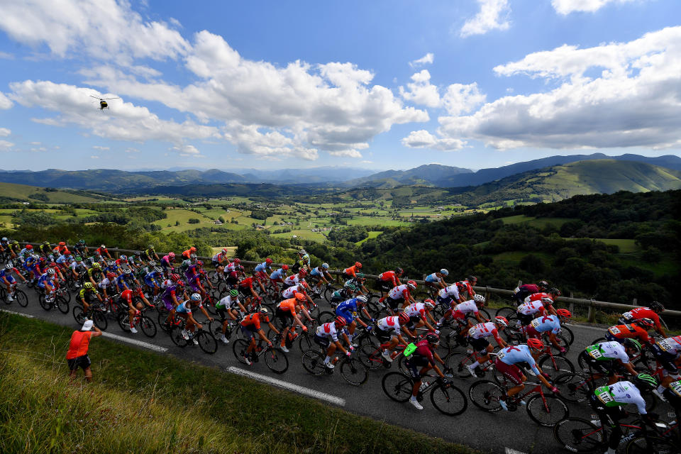 Thanks to a helicopter filming the Vuelta a Espana — a multi-stage cycling race in Spain — police seized 40 marijuana plants this week. 