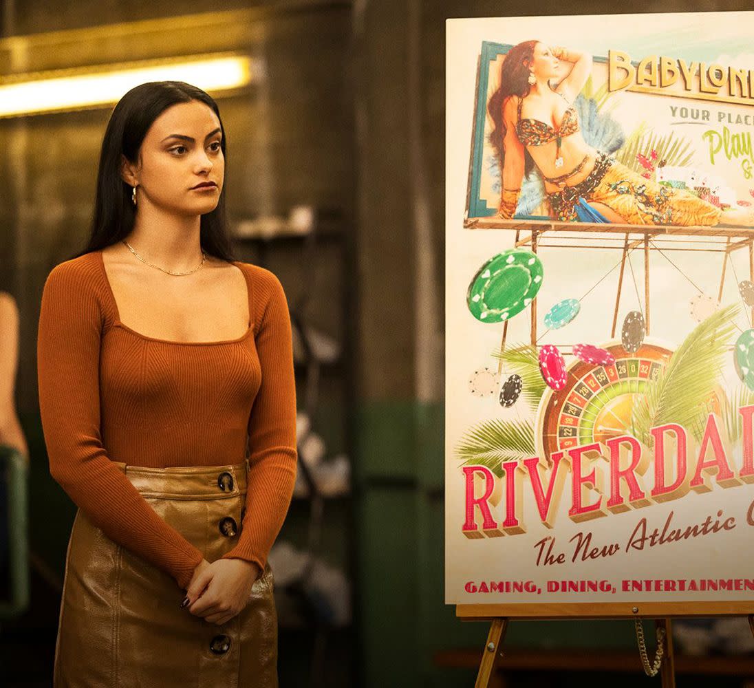 camila mendes as veronica lodge, riverdale