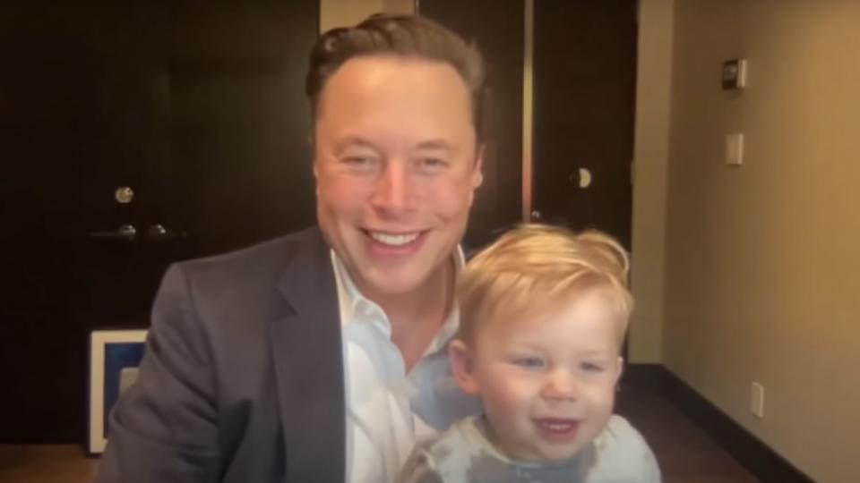 Elon Musk and Baby X