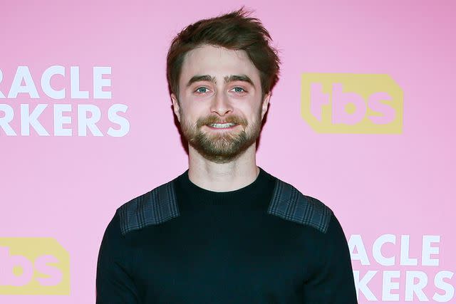 <p>KENA BETANCUR/AFP via Getty</p> Daniel Radcliffe on May 14, 2019