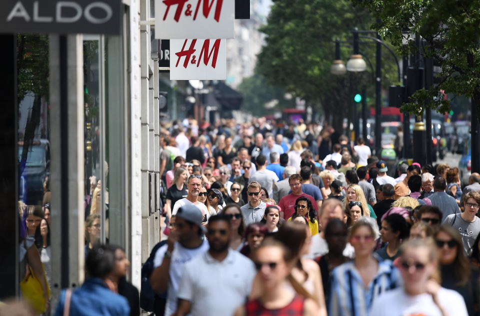 With millions staying inside for England’s World Cup quarter final, Saturday afternoon could be a good time for shoppers to hit Oxford Street.