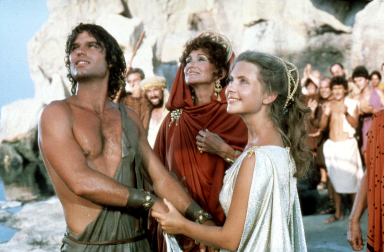 Hamlin, Sian Phillips and Judi Bowker in 'Clash of the Titans' (Photo: MGM/ Courtesy: Everett Collection.)