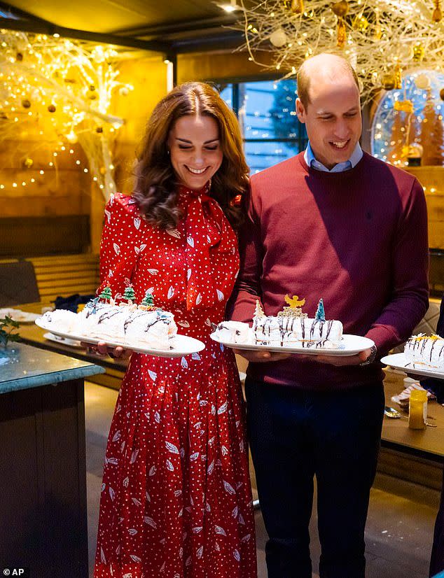 The Duke and Duchess Of Cambridge on A Berry Royal Christmas