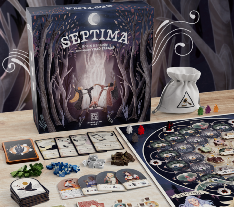 Witches on the box art of Septima