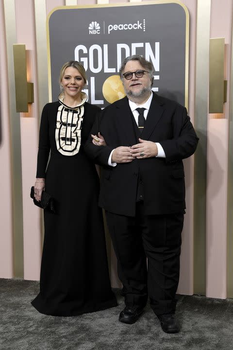 Kim Morgan and Guillermo del Toro  COPYRIGHT: Getty Images  PHOTO CREDIT: Kevork Djansezian/NBC