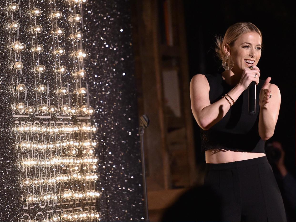 Comedian Iliza Shlesinger performs onstage during ELLE Women In Comedy event on 7 June 2016 in Los Angeles: Mike Windle/Getty Images for ELLE