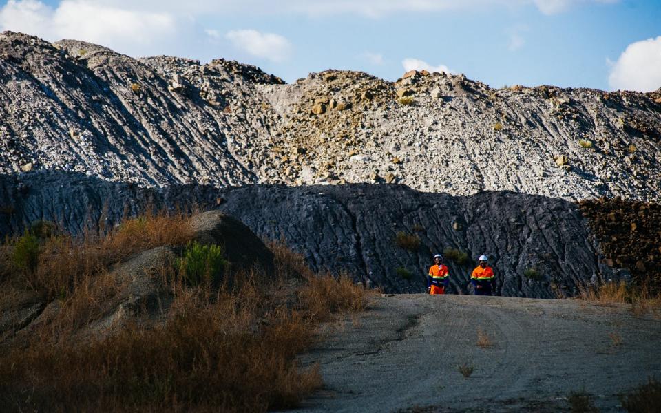 A De Beers diamond mine in South Africa