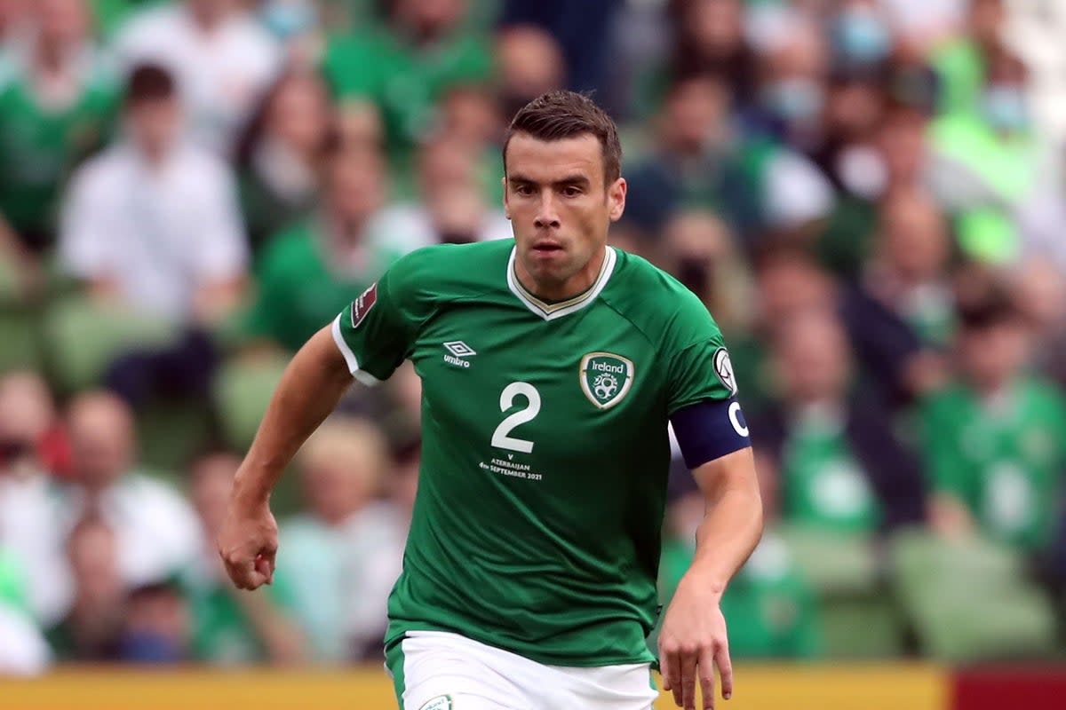 Republic of Ireland skipper Seamus Coleman remains a doubt for Monday night’s Euro 2024 qualifier against France (Niall Carson/PA) (PA Archive)