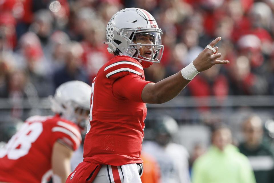 Ohio State football quarterback C.J. Stroud named Big Ten Offensive