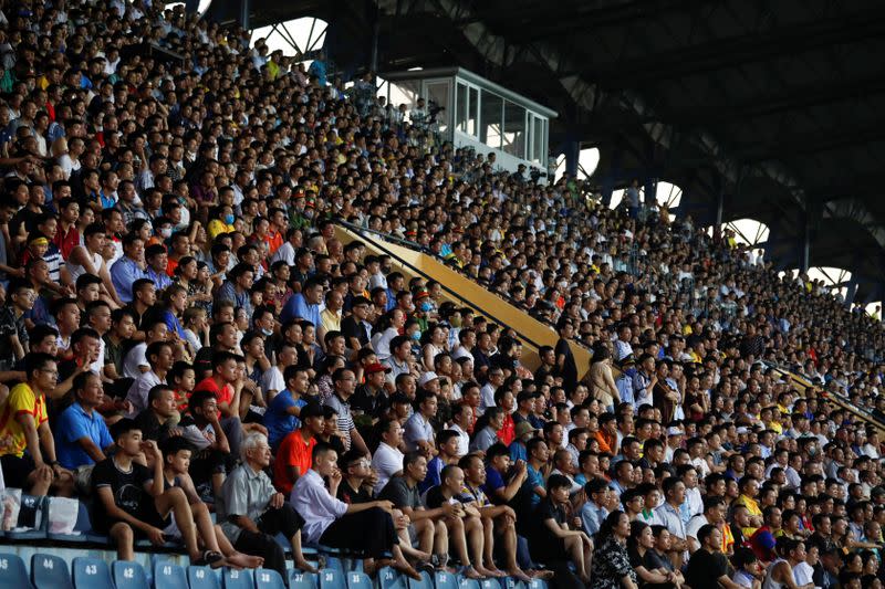 Vietnam reopens its national soccer league for crowd after Covid-19