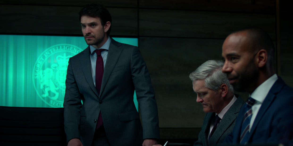 Charlie Cox in Treason. (Netflix)