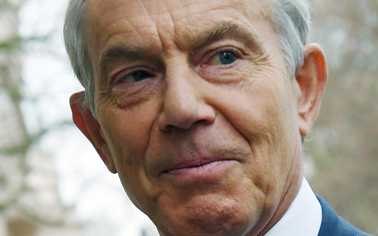 Tony Blair has called for people to be given just one Covid-19 vaccine dose to speed up roll out - ANDY RAIN/EPA-EFE/Shutterstock