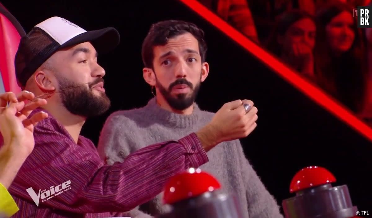 Clash entre Bigflo et Oli dans The Voice 2024 - TF1