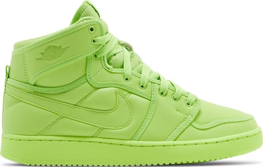 neon green high top sneakers