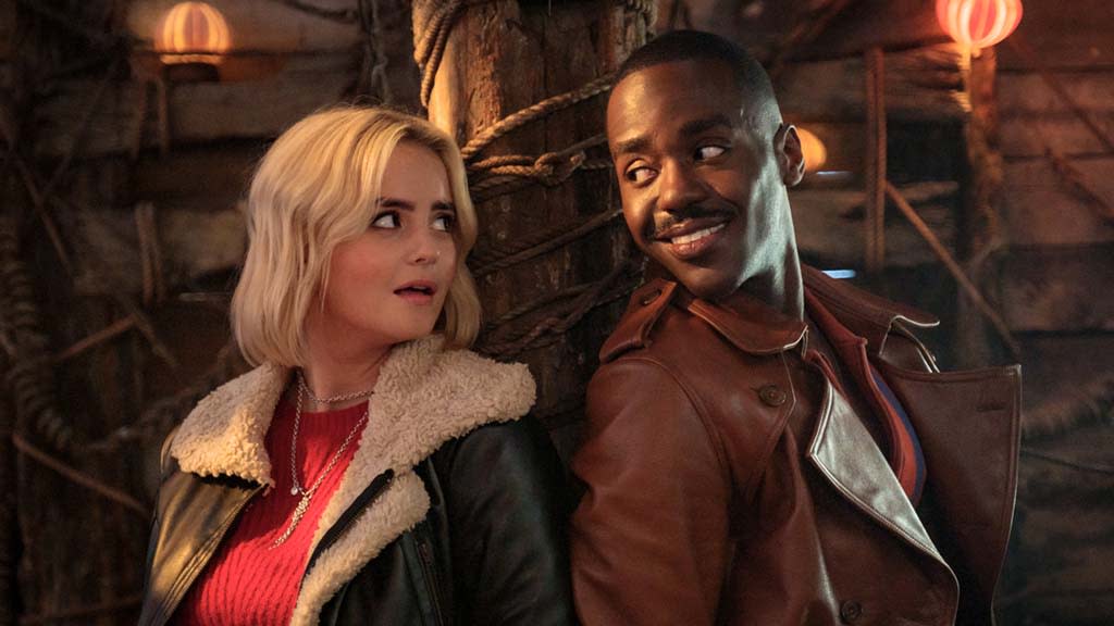  Millie Gibson and Ncuti Gatwa in ‘Doctor Who’. 