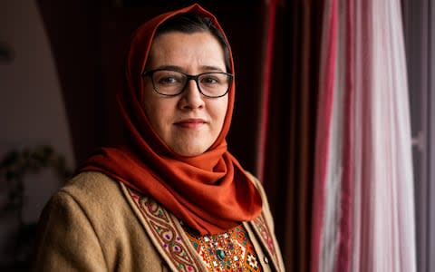 Orzala Nemat ran secret literacy classes for women during Taliban rule - Credit: Jim Huylebroek/The Telegraph