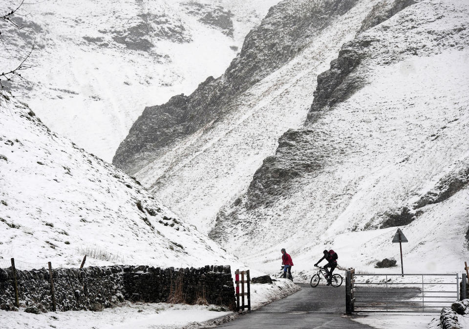 In pictures: Snow blankets Britain