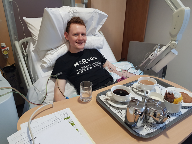 <p>Will Briant, from London, donated stem cells in 2015 after signing up to be on the registry at university</p> (Will Briant/Anthony Nolan)