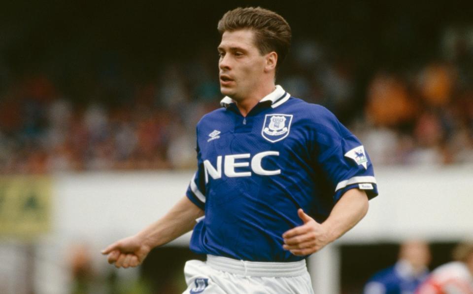 Tony Cottee spent six seasons at Goodison Park from the late 1980s onwards - GETTY IMAGES