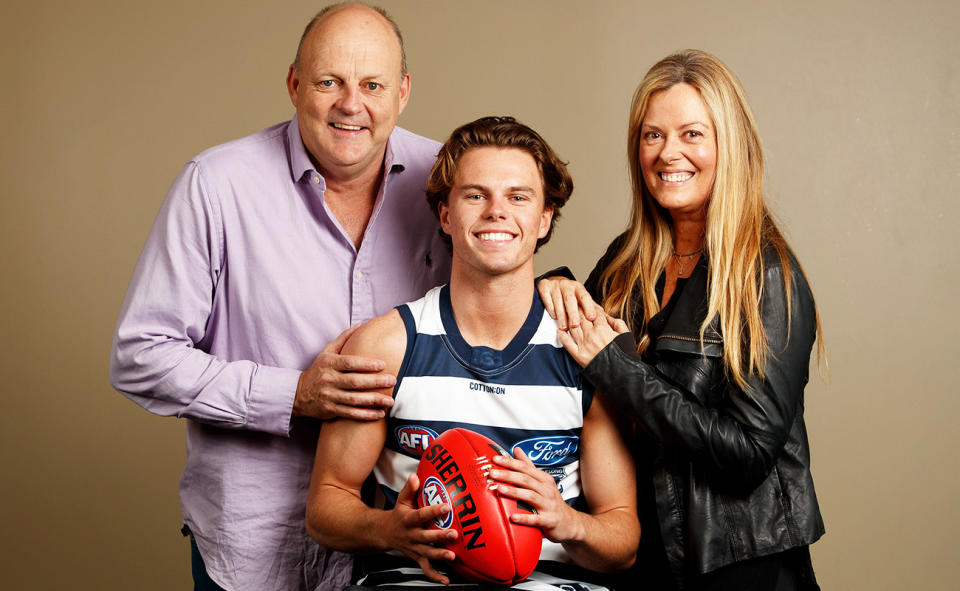 Billy and Nicky Brownless, pictured here with son Oscar.