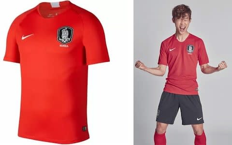 South Kore 2018 World Cup away kit - Credit: Nike