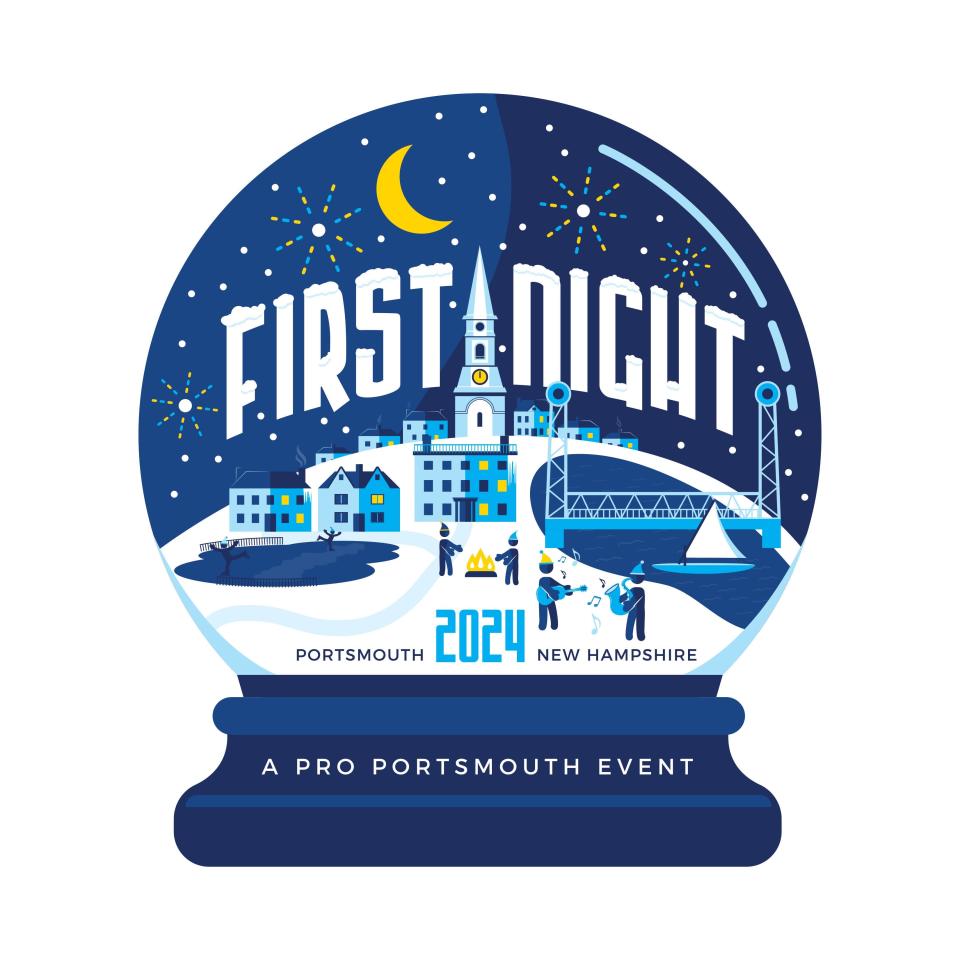 The artwork chosen for First Night 2024 was created by Kelly Goodwin.