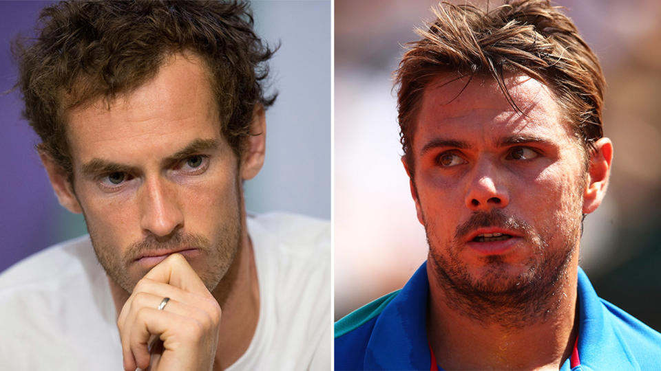 Sir Andy Murray (pictured left) and Stan Wawrinka (pictured right). (Getty Images)