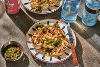 <p>We found the perfect funky balance of sweet, sour, salty, and spicy in this Thai-inspired sauce to blanket your cauliflower steaks. Try the sauce and if needed, balance it out to your taste with brown sugar for more sweetness, red pepper flakes for more heat, lime juice for more pucker, and salt.</p><p>Get the <strong><a href="https://www.delish.com/cooking/a36426273/grilled-cauliflower-steaks-thai-sauce-recipe/" rel="nofollow noopener" target="_blank" data-ylk="slk:Thai-Inspired Grilled Cauliflower Steaks recipe;elm:context_link;itc:0;sec:content-canvas" class="link ">Thai-Inspired Grilled Cauliflower Steaks recipe</a></strong>.</p>