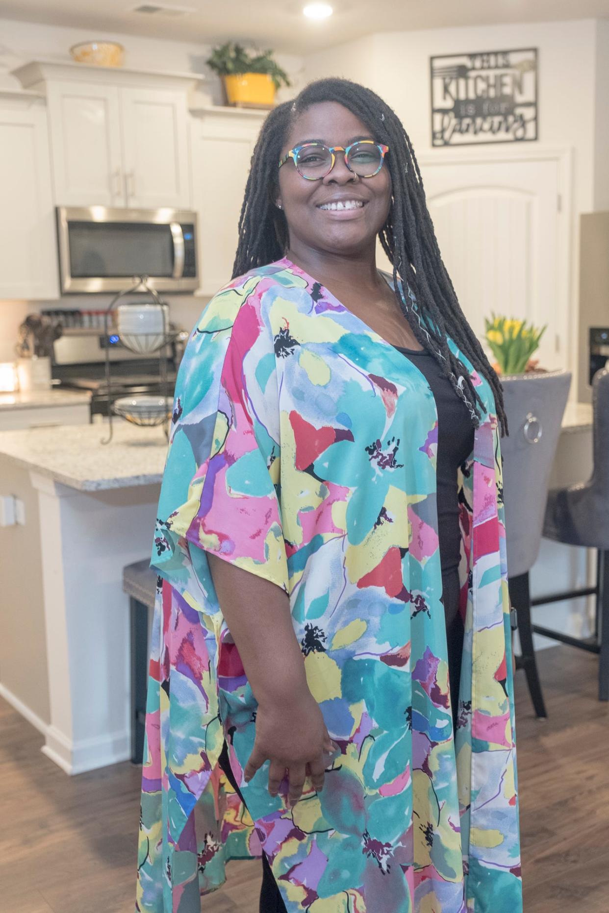 First-time homeowner Latoria Jenkins loves her new home in Millington.