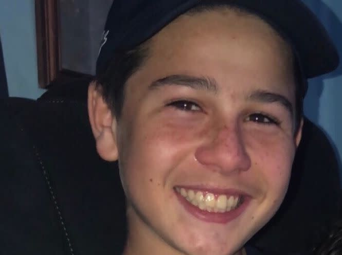 Fourteen-year-old Jacob Hopkins died in the crash on Wednesday. 