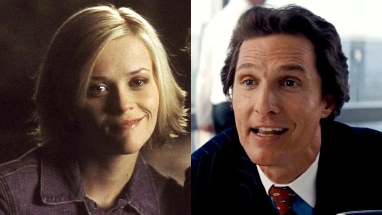  Reese Witherspoon and Matthew McConaughey side by side. 