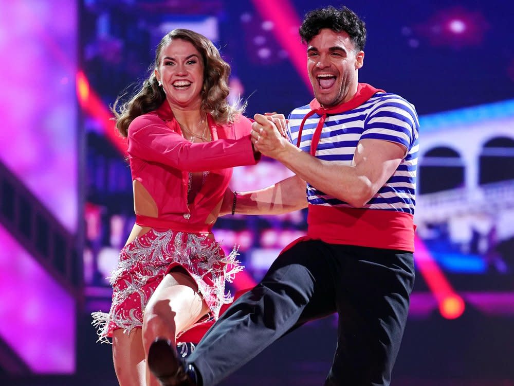 Stefano Zarrella trat mit Mariia Maksina an. Jetzt ist er bei "Let's Dance" ausgeschieden. (Bild: RTL / Stefan Gregorowius)