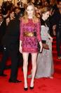 <p>Kate Bosworth stood out on the 2013 Met Ball red carpet in a structured Balmain dress with intricate embellishment.</p>