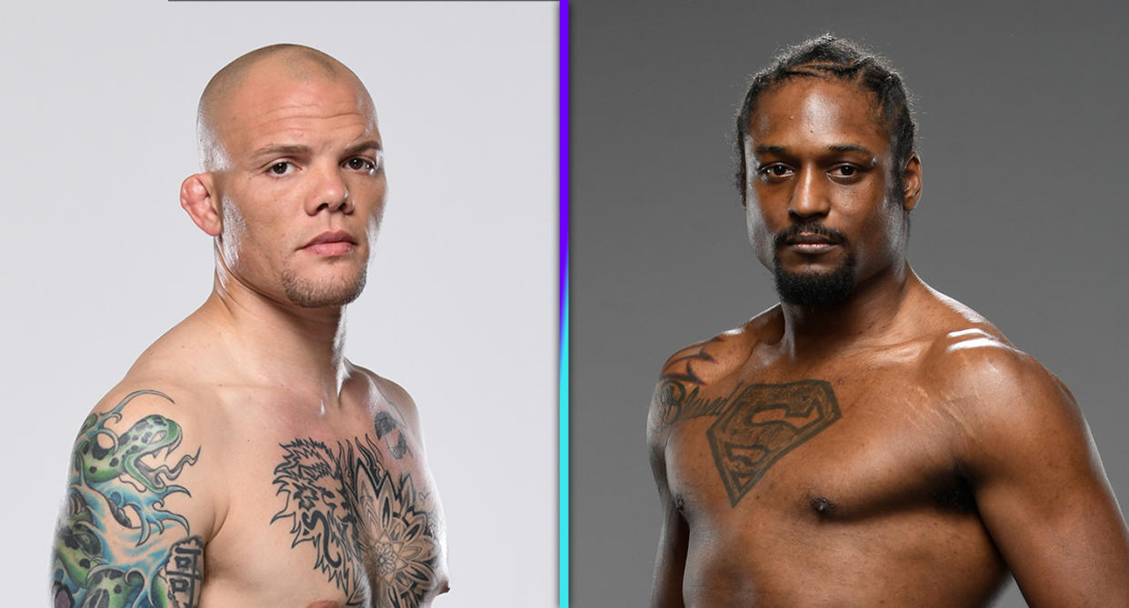 Light heavyweight contenders Anthony Smith and Ryan Spann headline Saturday's UFC Vegas 37 at Apex in Las Vegas. (Photos via Getty Images)