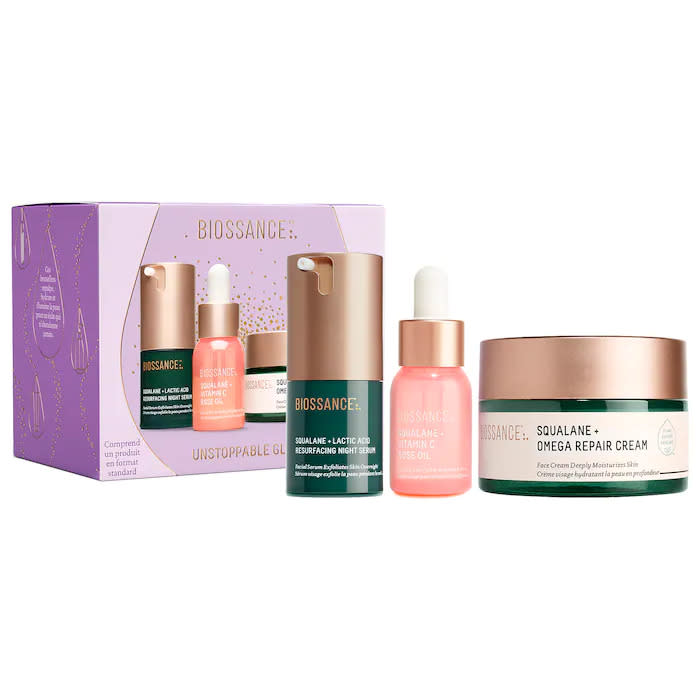 Biossance Unstoppable Glow Set. Image via Sephora.