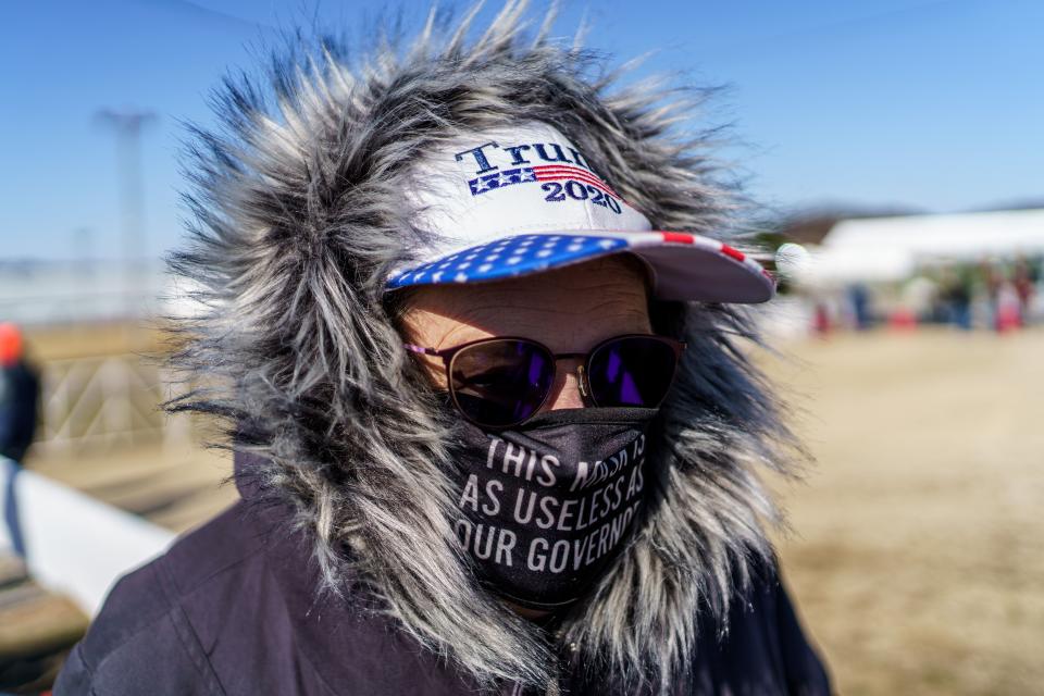 President Donald Trump has been holding rallies throughout the Midwest during the 2020 election campaign. A Center for American Progress analysis found that roughly half of these rallies led to COVID-19 outbreaks. (Photo: KEREM YUCEL via Getty Images)