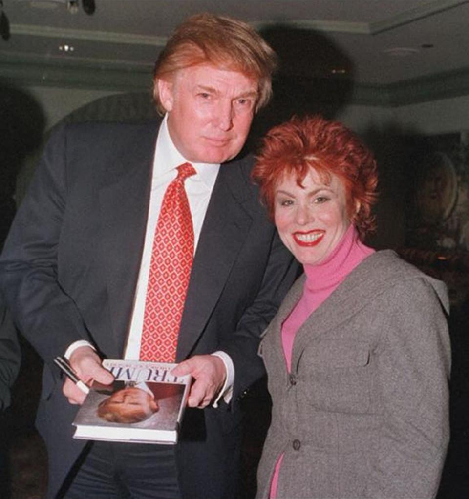 Donald Trump and Ruby Wax in 1996 ((BBC/Jonathan Furniss/PA))