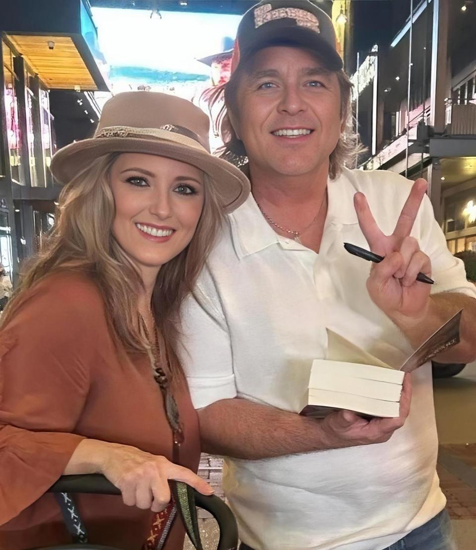 Steve and Nancy Stewart are shown last October in Nashville, Tennessee, on a book tour for his "Free Bird Files" series of books about life in the 1970s.