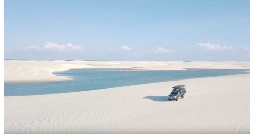 世上最神奇沙漠！水竟然比沙子多。（圖／Youtube）