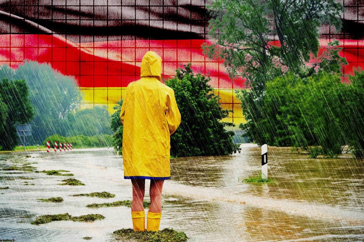 Die Stimmung in Deutschland ist so mies wie noch nie. Jetzt sind wetterfeste Optimisten gefragt.  - Copyright: Getty Images / fotojog / Collage: Dominik Schmitt, Business Insider